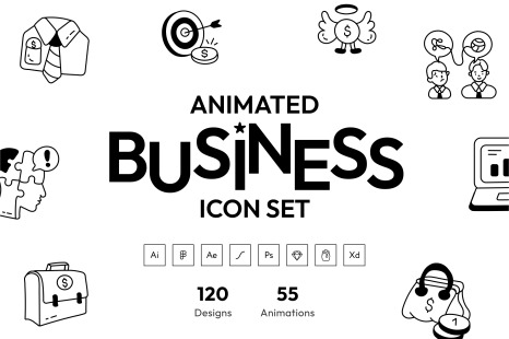 Animated Business Icon Set