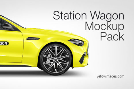 Station Wagon Mockup Pack