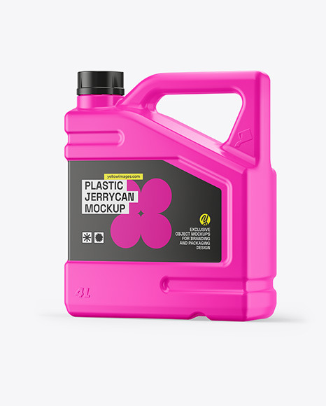 Plastic Jerrycan Mockup