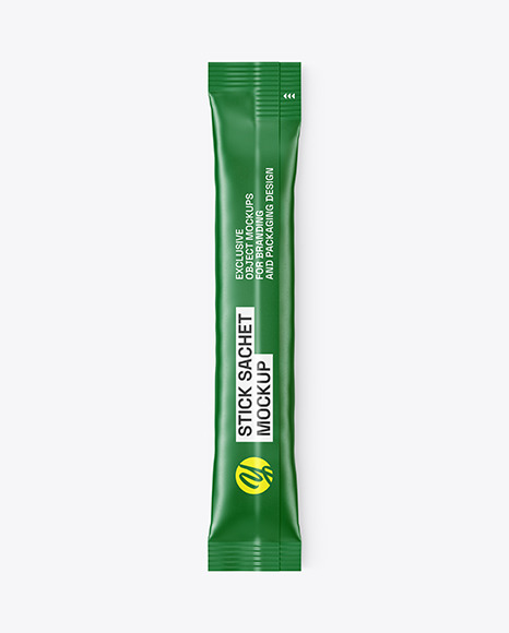 Paper Stick Sachet Mockup