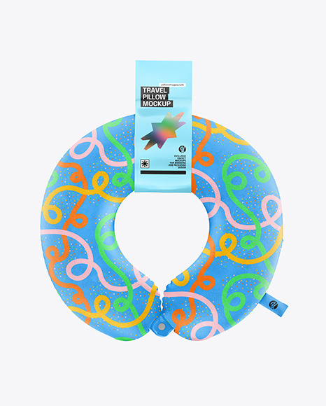 Travel Pillow Mockup