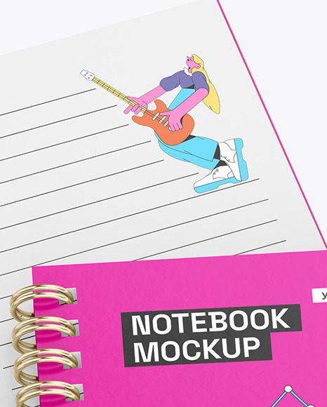 Two Notebooks Mockup