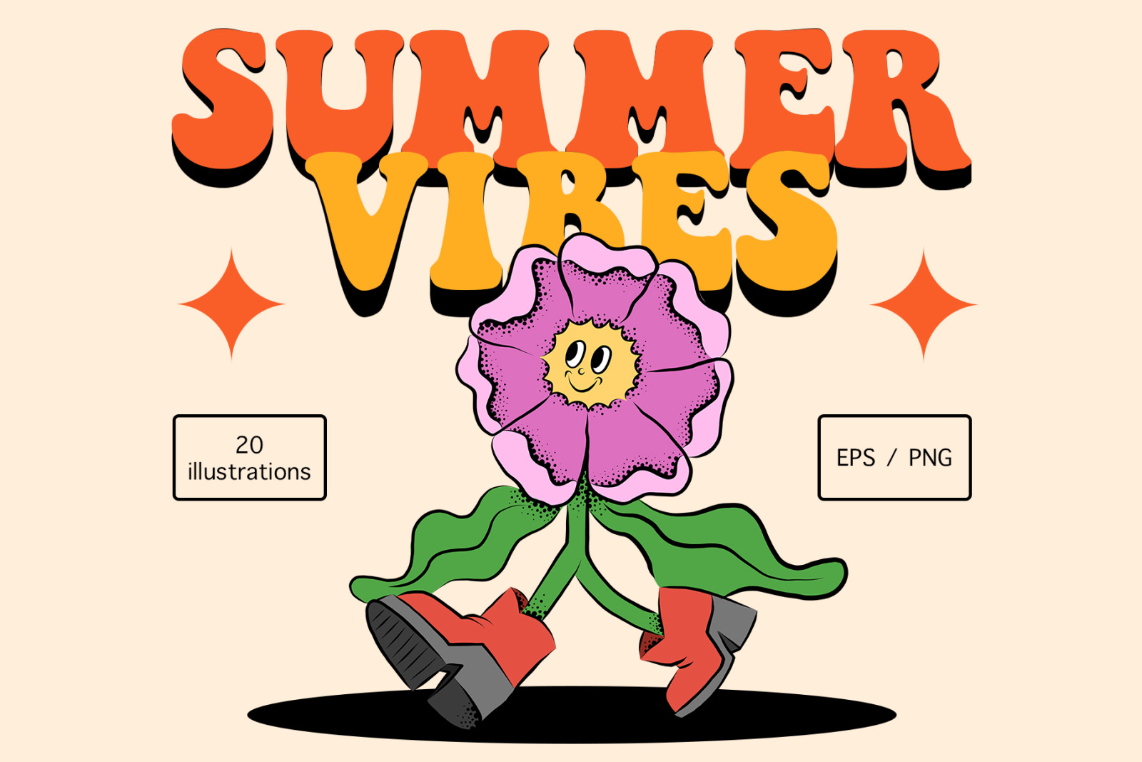 Summer Vibes - Vector Collection Summer Vibes - Vector Collection