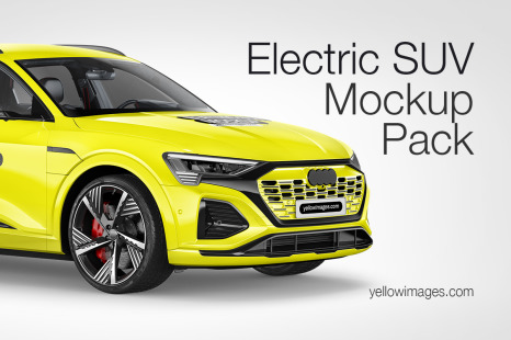 Electric Crossover SUV Mockup Pack