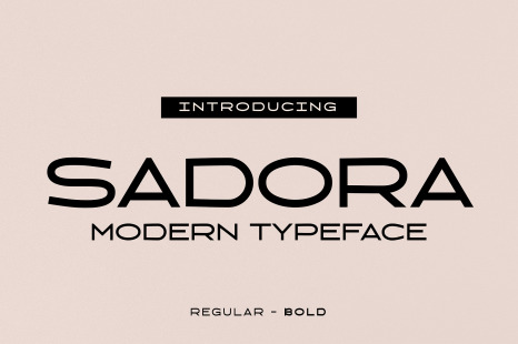 Sadora - Sophisticated Modern Sans
