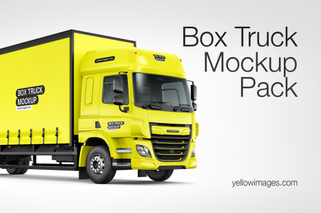 Box Truck Mockup Pack