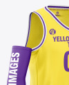 Basketball Kit Mockup - Half Side View