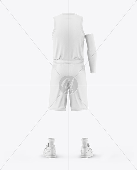 Basketball Kit Mockup - Back View