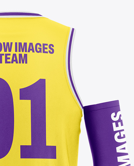 Basketball Kit Mockup - Back View