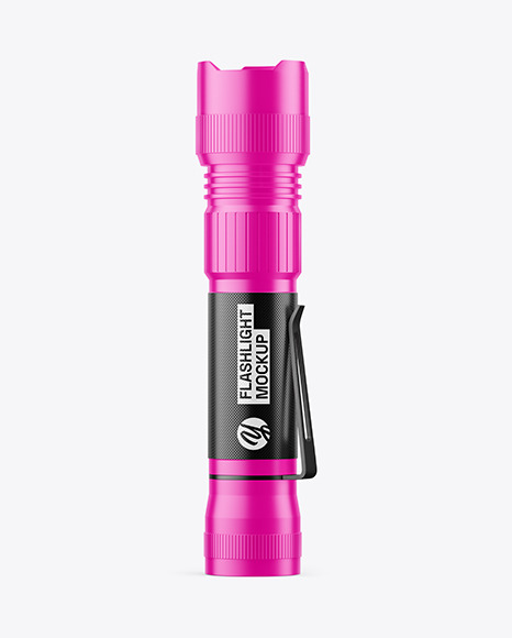 Matte Flashlight Mockup
