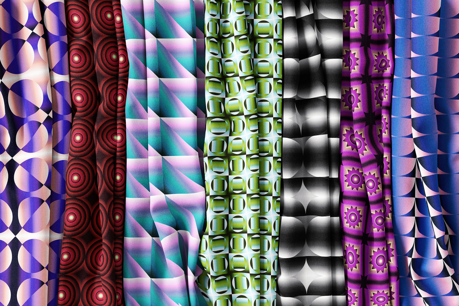 Gradient Geometric Mosaics