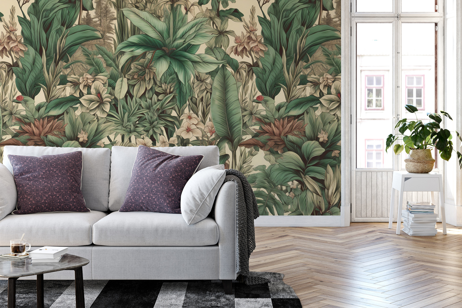 Tropical Plants Patterns - Set 02 Tropical Plants Patterns - Set 02
