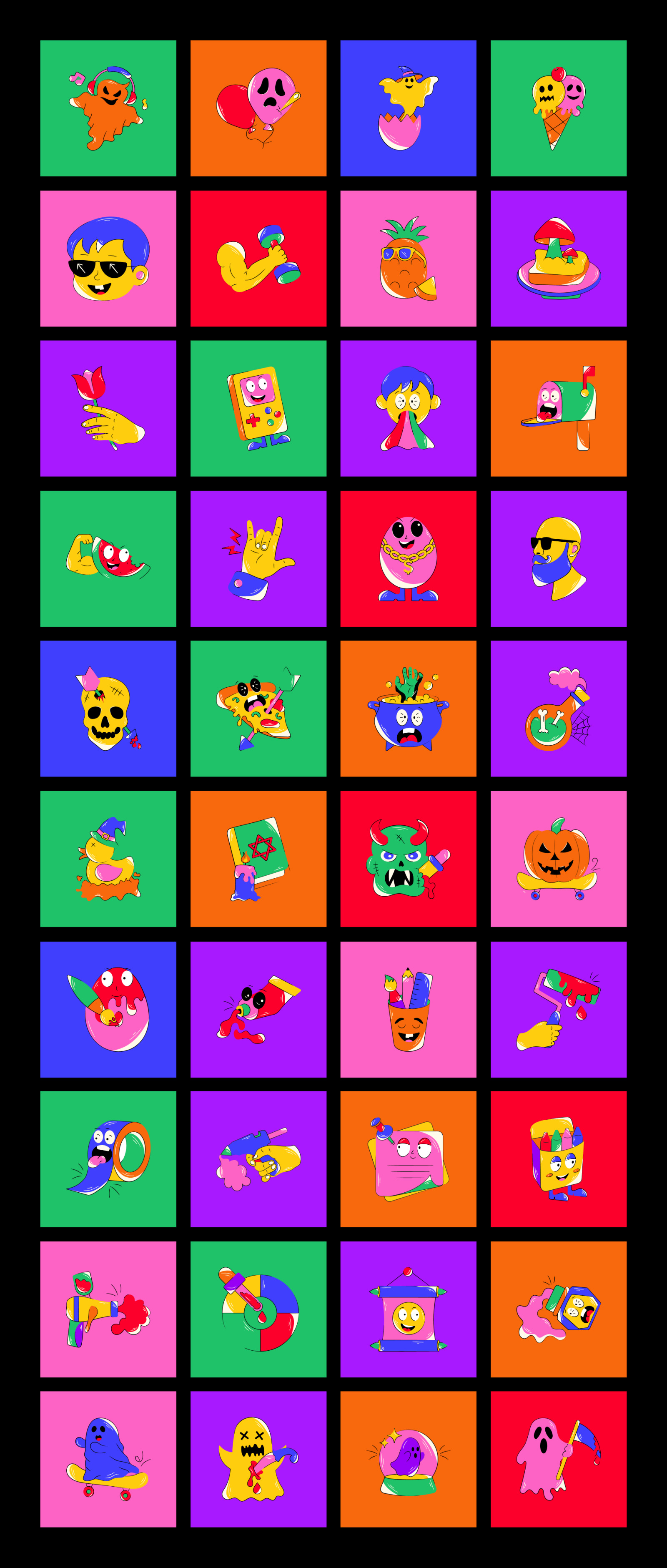 Animated Graffiti Stickers