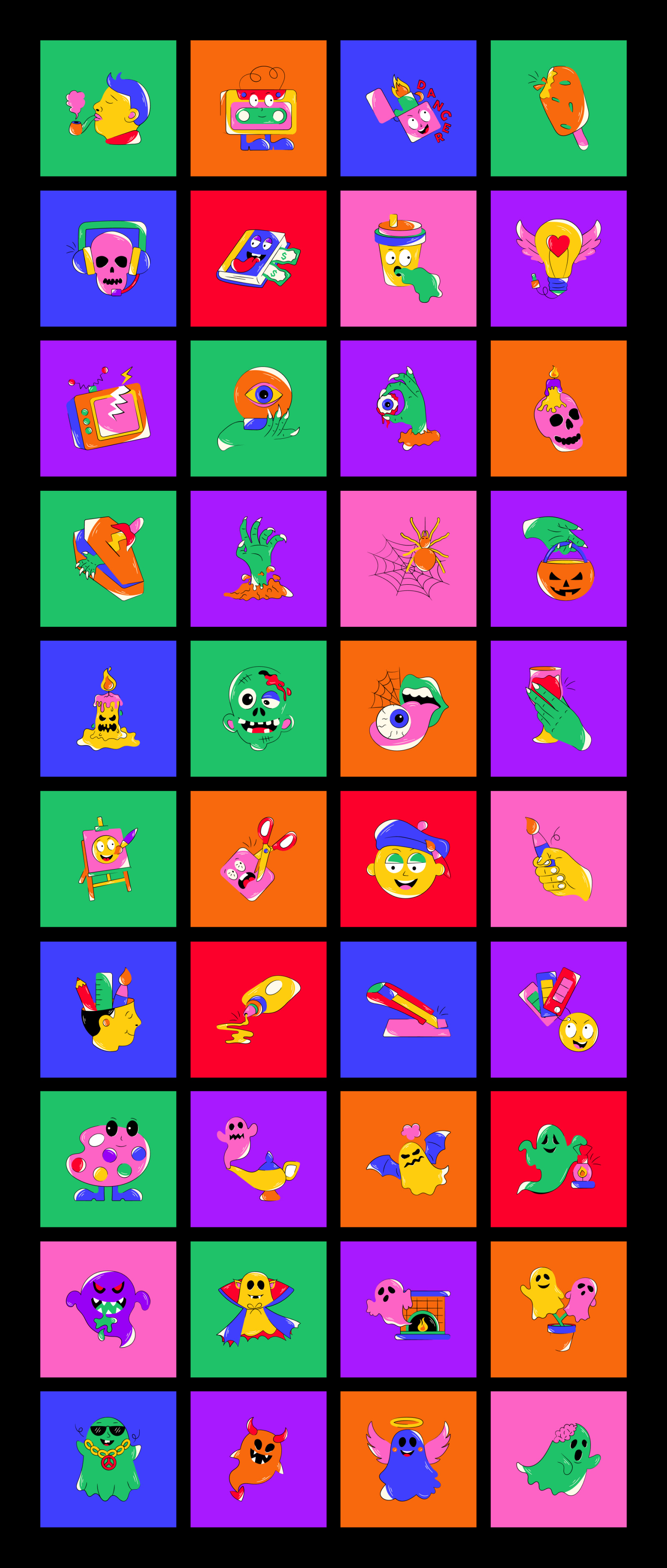 Animated Graffiti Stickers
