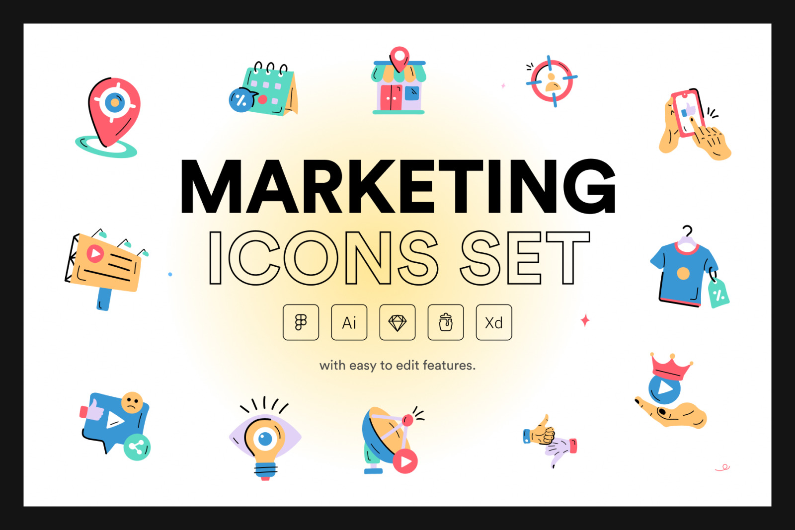 Marketing Icon Set