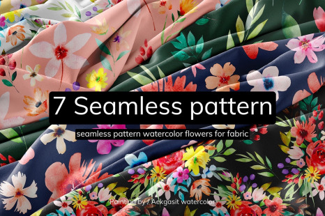 Seamless Pattern Flowers