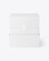 Cardboard Box with Envelopes Mockup