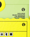 Cardboard Box with Envelopes Mockup