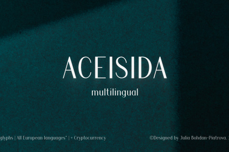 ACEISIDA | multilingual font | sans serif