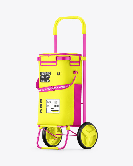 Shopping Trolley Mockup