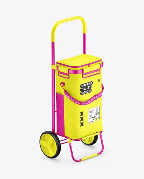 Shopping Trolley Mockup