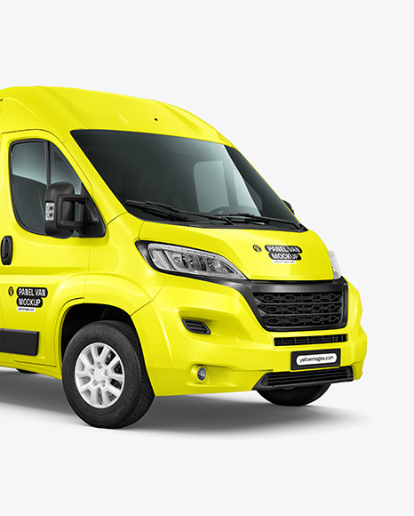 Electric Panel Van - Half Side View - Free Download Images High Quality ...