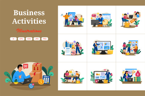 M713_Business Activities Illustration_Part 01