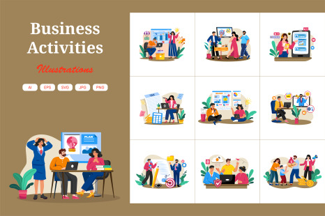 M713_Business Activities Illustration_Part 0