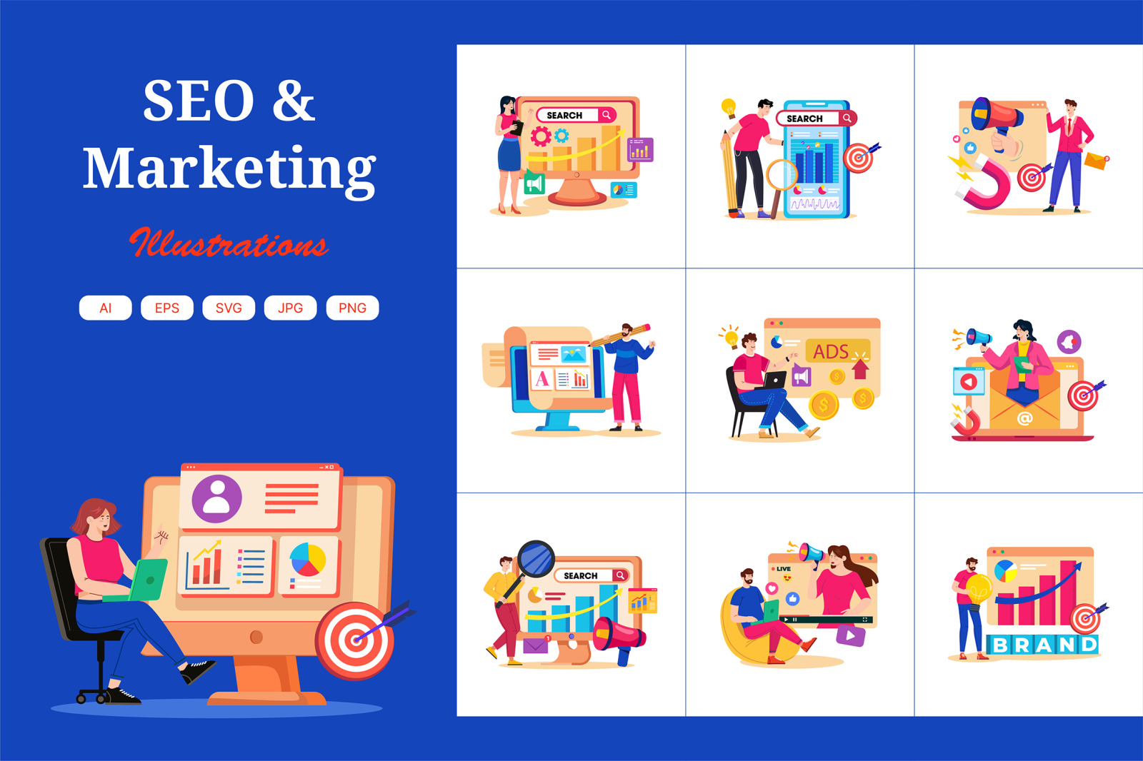 M715_SEO & Marketing Illustration_Part 01