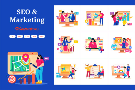 M715_SEO &amp; Marketing Illustration_Part 0