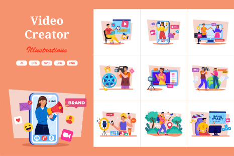 M714_Video Creator Illustration_Part 01