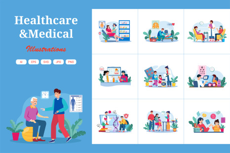 M716_Healthcare &amp; Medical Illustration_Part 02