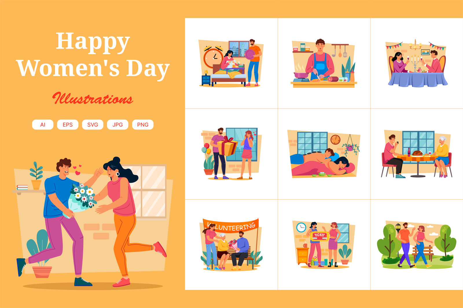 M717_Women's Day Illustration_Part 01