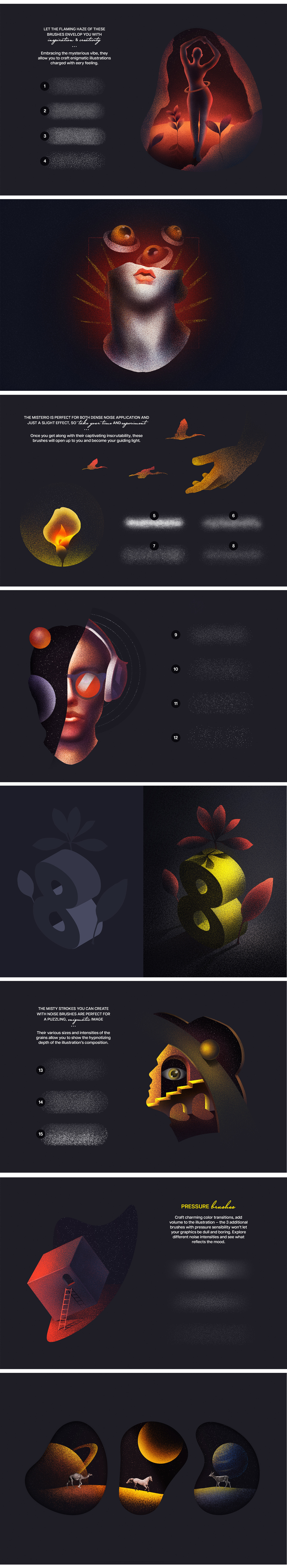 Misterio Shader Procreate Brushes