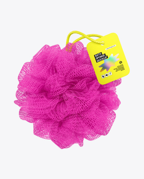 Bath Sponge Mockup