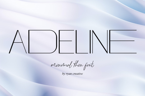 Adeline - Minimal thin font