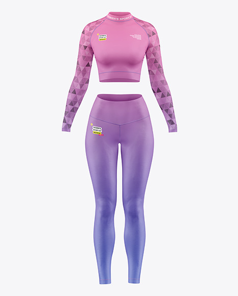 Women&#039;s Fitness Kit Mockup