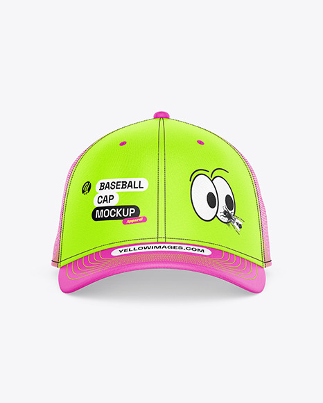 Baseball Cap Mockup - Front View