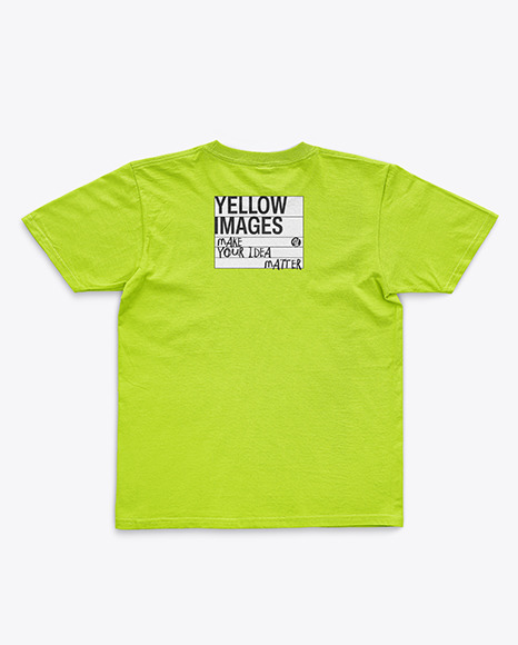 T-Shirt with Round Neck Mockup