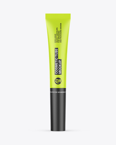 Matte Cosmetic Tube Mockup