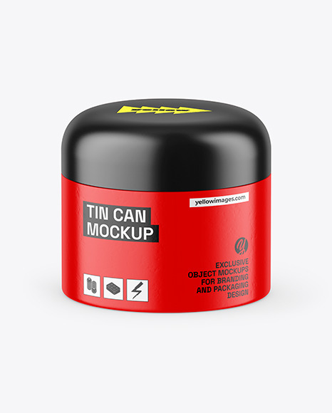 Ceramic Tin Can Mockup