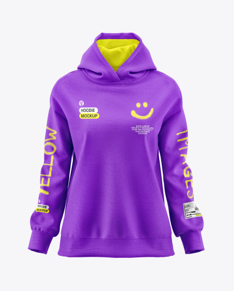 Women&#039;s Oversize Hoodie Mockup