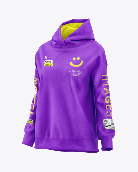 Women&#039;s Oversize Hoodie Mockup