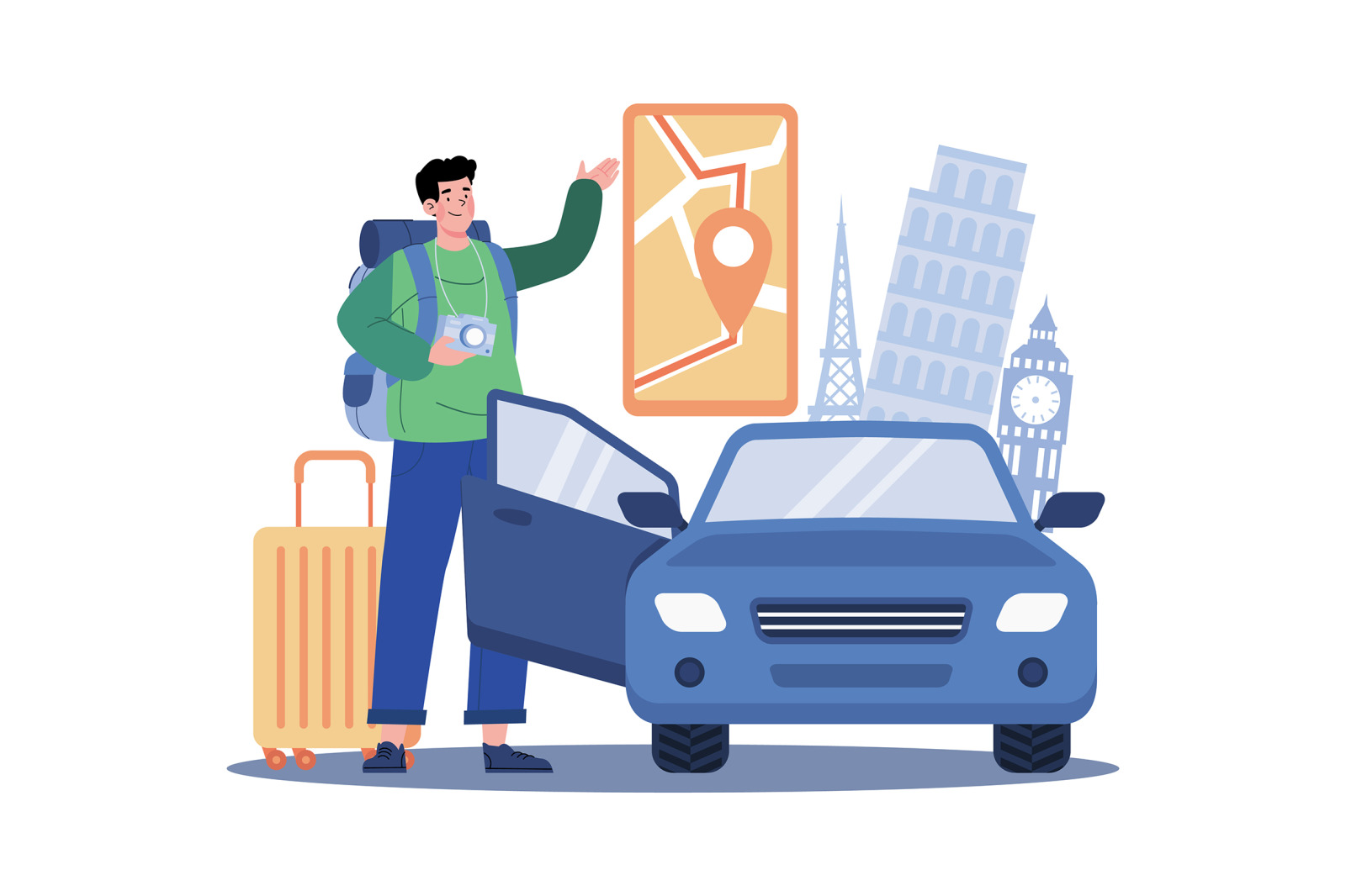 M711_Travel & Vacation Illustration_Part 01 M711_Travel & Vacation Illustration_Part 01