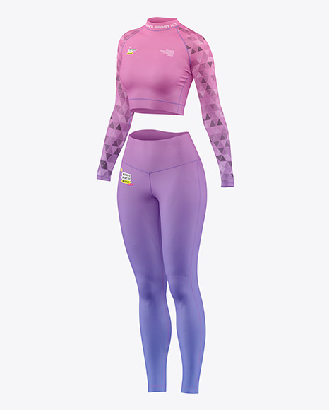 Women&#039;s Fitness Kit Mockup