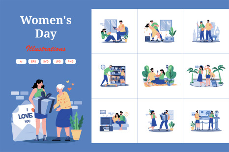 M717_Women&#039;s Day Illustration_Part 0
