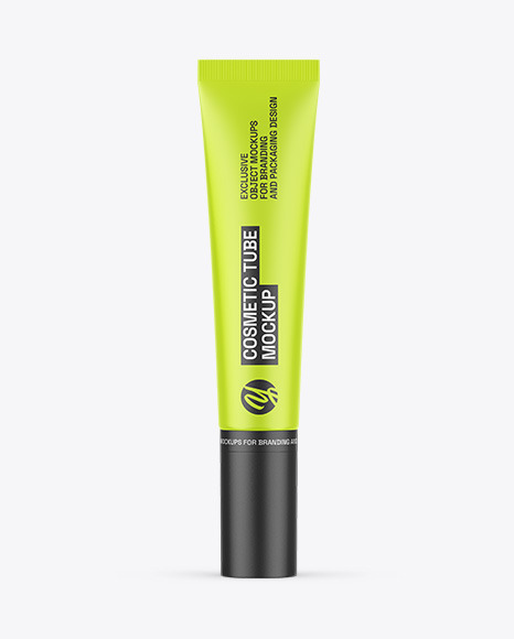 Matte Cosmetic Tube Mockup