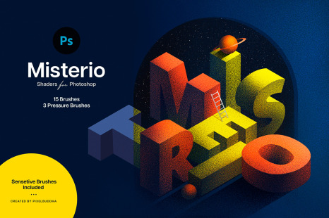 Misterio Shader Photoshop Brushes