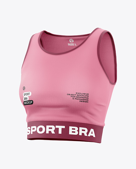 Women's Sports Bra Mockup - Half Side View - Free Download Images High  Quality PNG, JPG - 117558