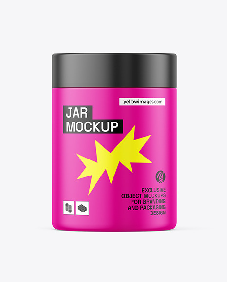 Matte Jar Mockup